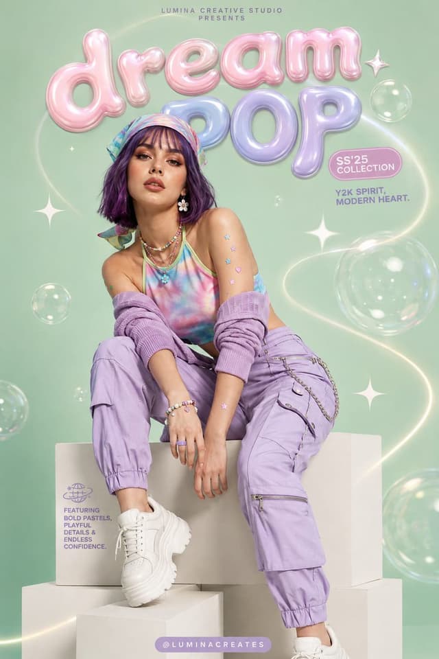 Product Marketing - Y2K Pastel Fashion Editorial Poster — output
