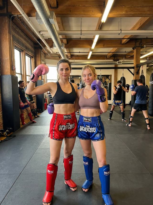 Social Media Post - Sensual Sports Photography of Two Women in a Boxing Gym — output