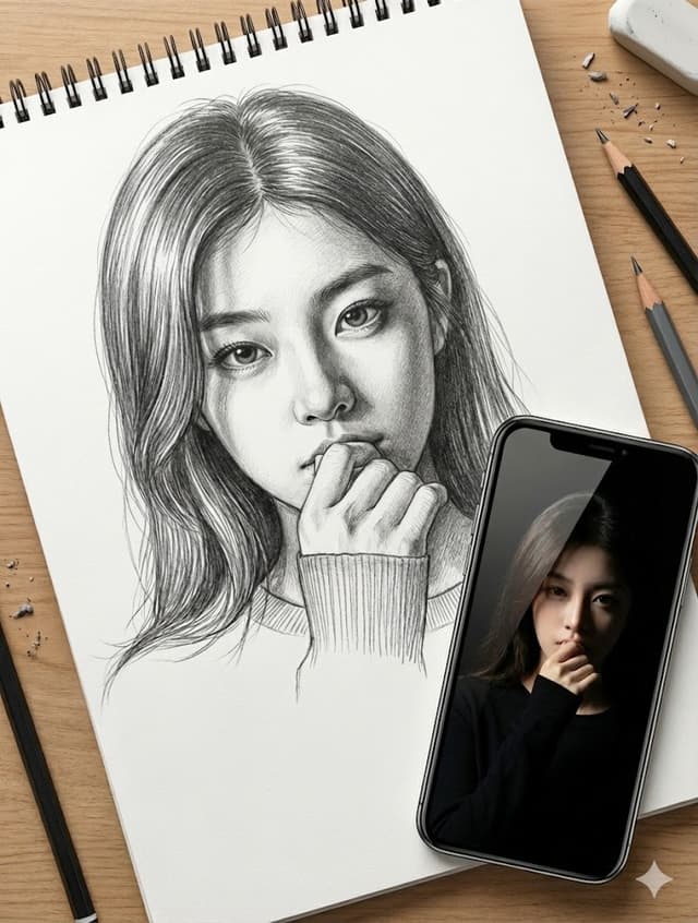 Masterful Realistic Oil Painting of a Live Model — output