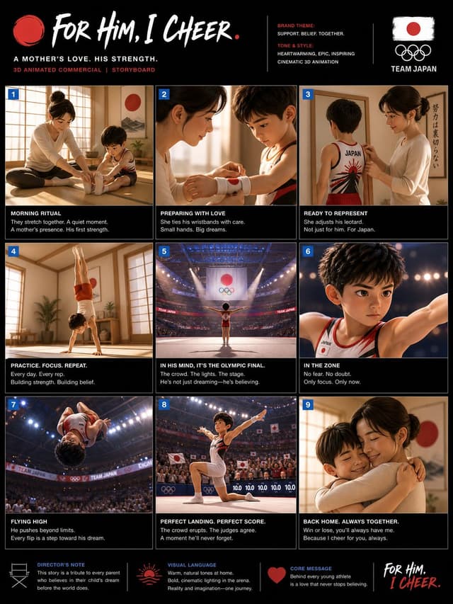 Comic / Storyboard - 3D Animated Commercial Storyboard — output