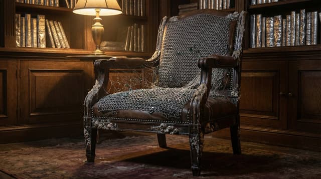 Surreal Library Armchair Generation — output