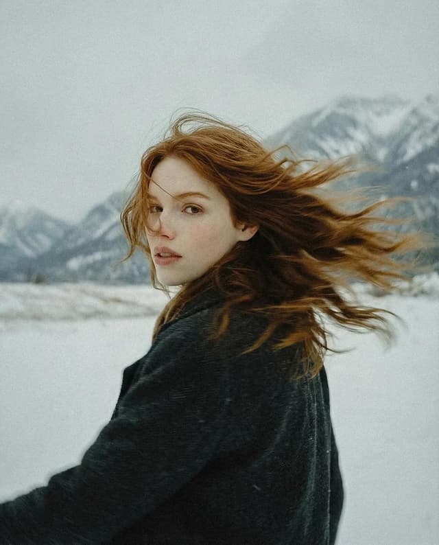 Poetic Cinematic Winter Portrait — output