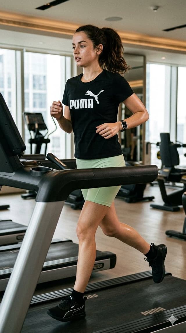 Social Media Post - Luxury Gym Jogging Portrait — output