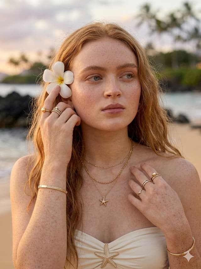Product Marketing - Tropical Luxury Beach Portrait — output