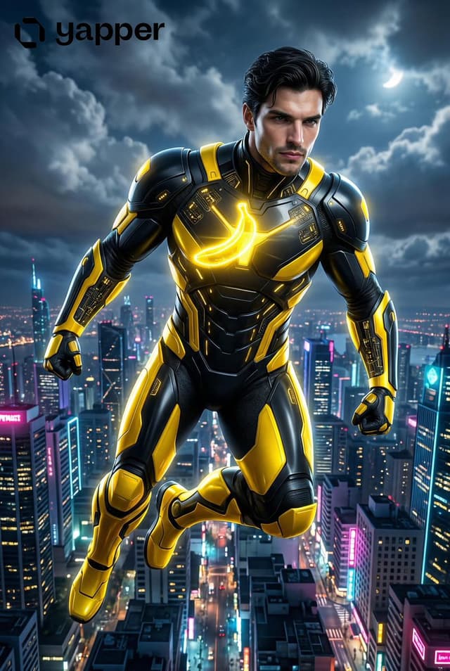 Profile / Avatar - Futuristic Nano Banana Superhero Transformation Prompt — output