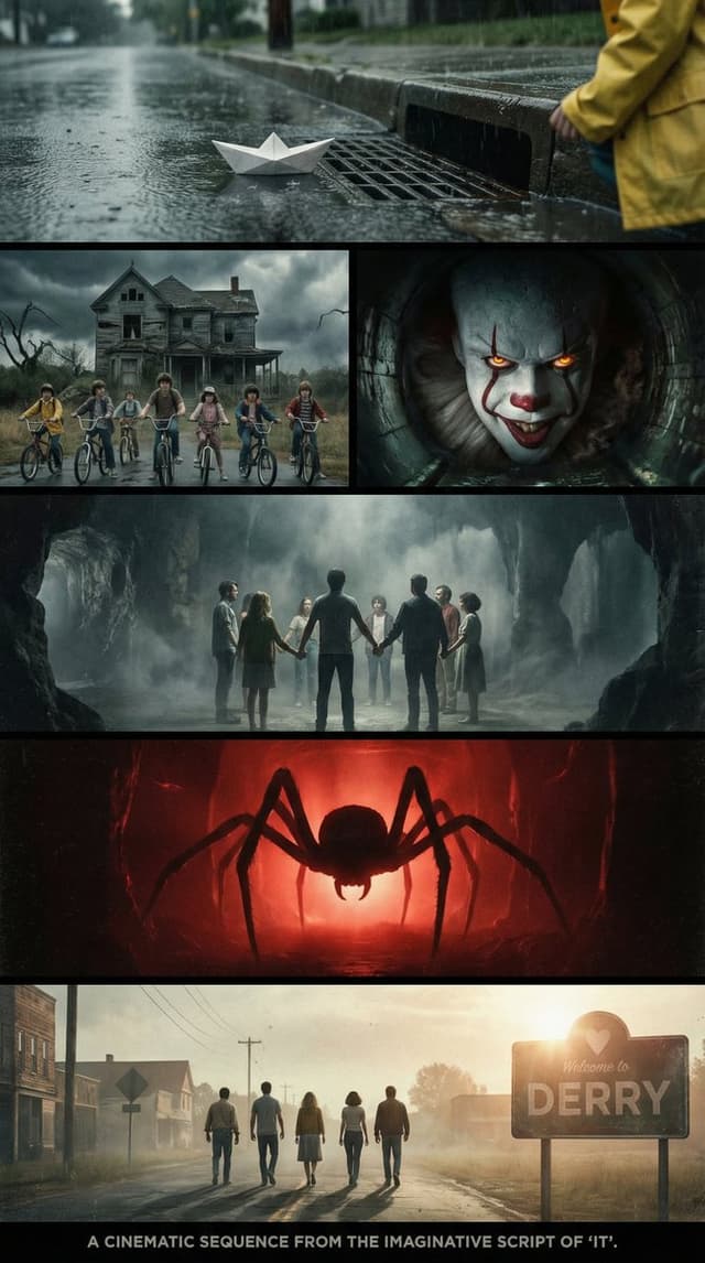 Cinematic multi-panel sequence for IT — output