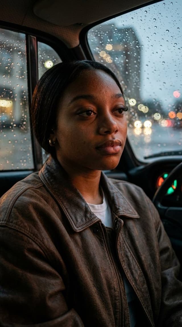Profile / Avatar - Raw Intimate Portrait in Vintage Porsche — output