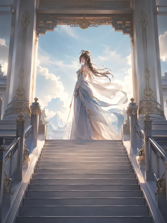 Comic / Storyboard - Celestial Temple Stairway Heroine — output
