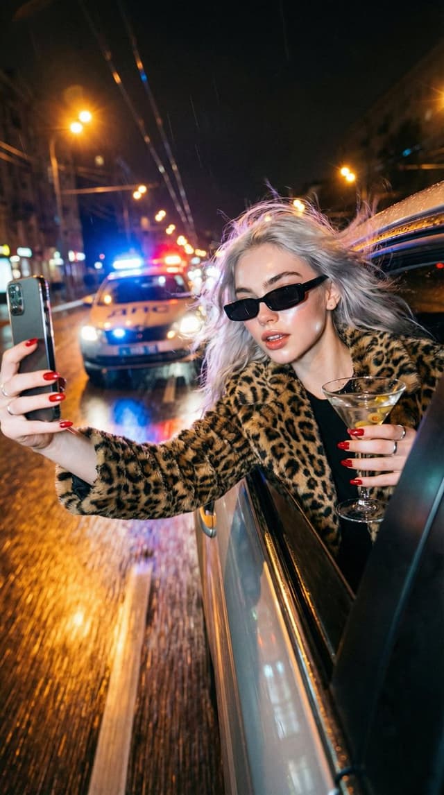 Ultra-Realistic Cinematic Night Street Selfie During a High-Speed Escape — output