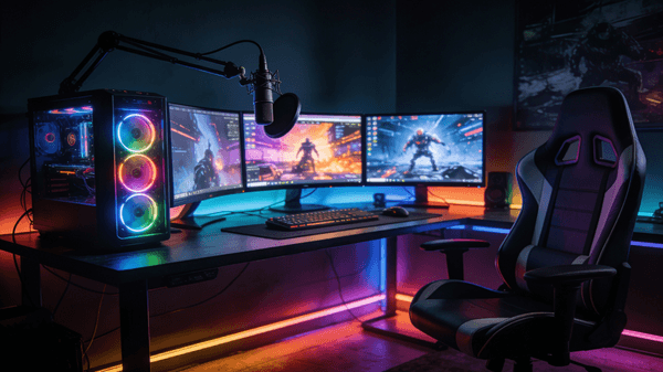 High-End Gaming Setup — output