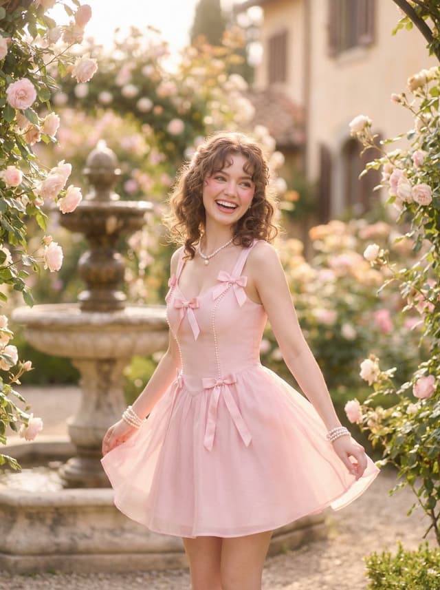 Coquette Pink Fashion Editorial — output