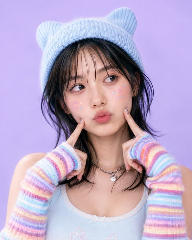 Profile / Avatar - Y2K Kawaii Pastel Portrait — output