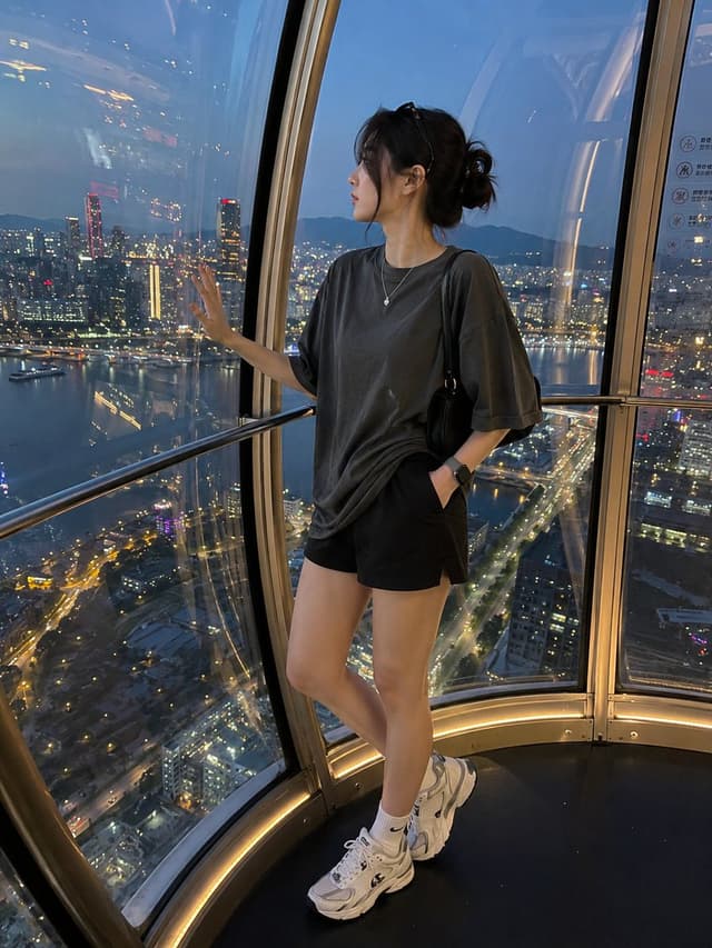Profile / Avatar - Candid Luxury Ferris Wheel Portrait — output