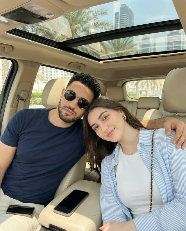 Candid Car Interior Lifestyle Photo of Couple — output