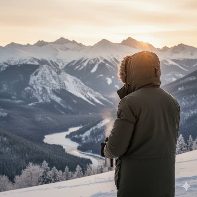 Golden Hour Winter Portrait Prompt for Gemini Nano Banana 3.0 — output