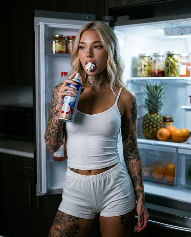 Photorealistic Whipped Cream Challenge Portrait Prompt — output