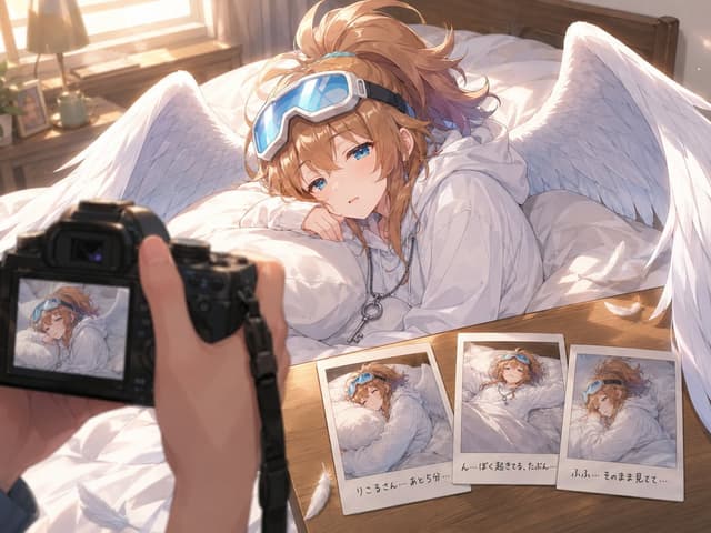 Comic / Storyboard - Anime Character Waking Up POV — output