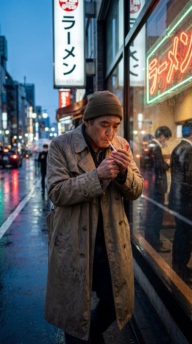 Template for Photoreal Artistic Street Photography — output