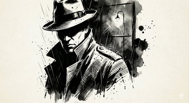 Comic / Storyboard - Ink Noir Splatter Portrait — output