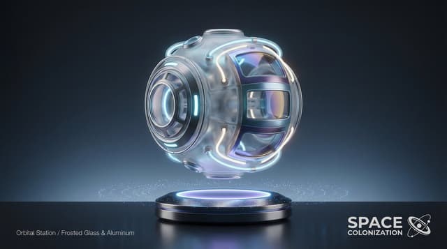 E-commerce Main Image - Futuristic Sci-Fi Still Life Photography Template — output