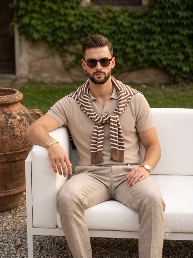 Product Marketing - Luxury Riviera Style Male Portrait — output