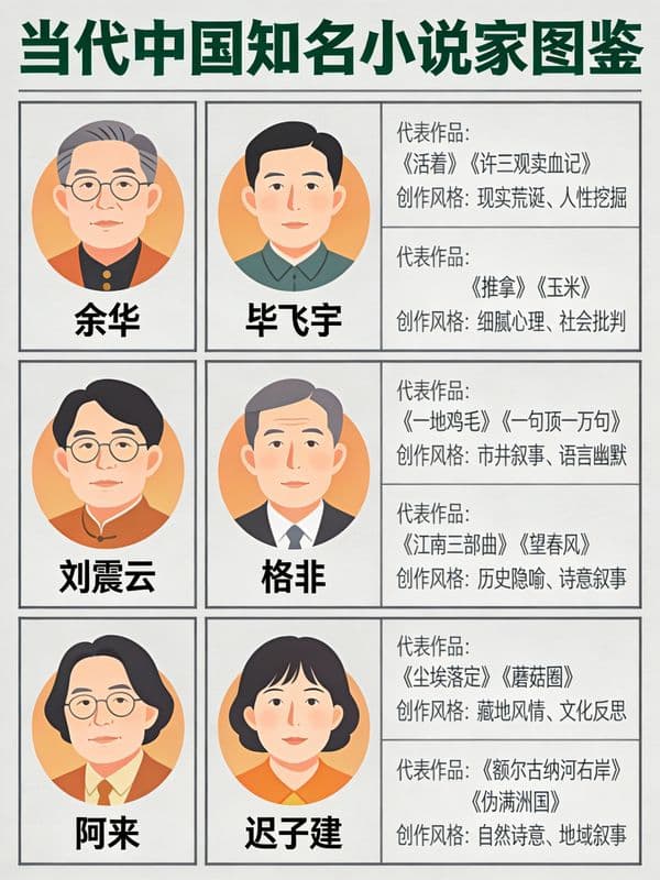 Illustrated Guide to Contemporary Chinese Novelists — output