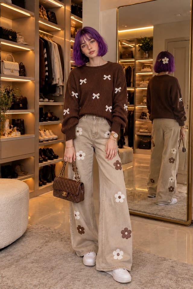 Product Marketing - Luxury Fashion Closet Portrait with Reference — output