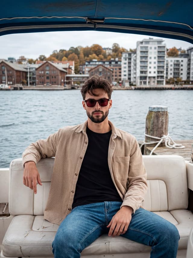 Profile / Avatar - Casual Maritime Waterfront Portrait — output