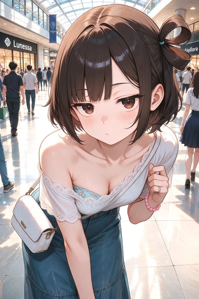 Social Media Post - Anime Mall Fashion Portrait — output