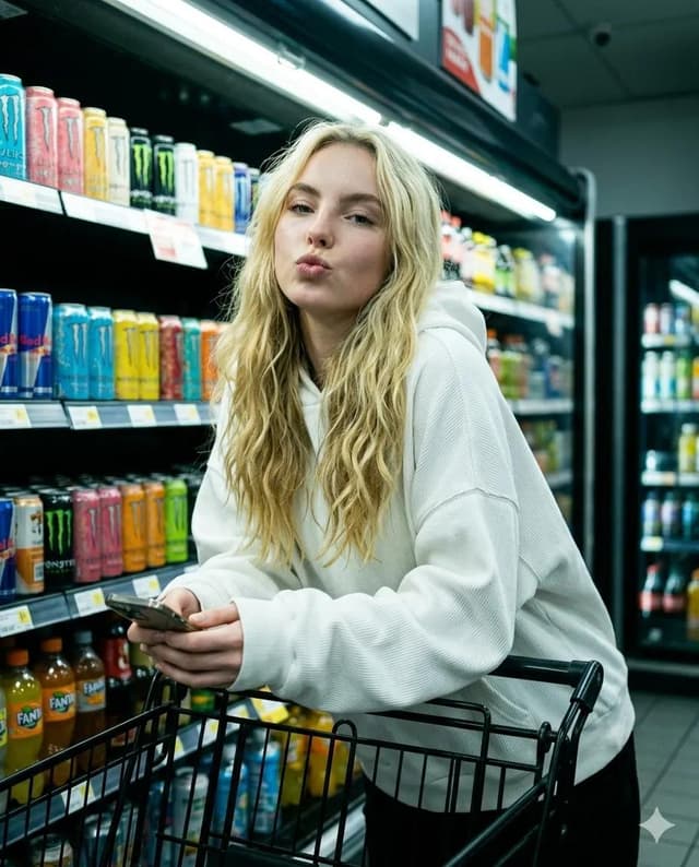 Profile / Avatar - Playful Convenience Store Portrait — output