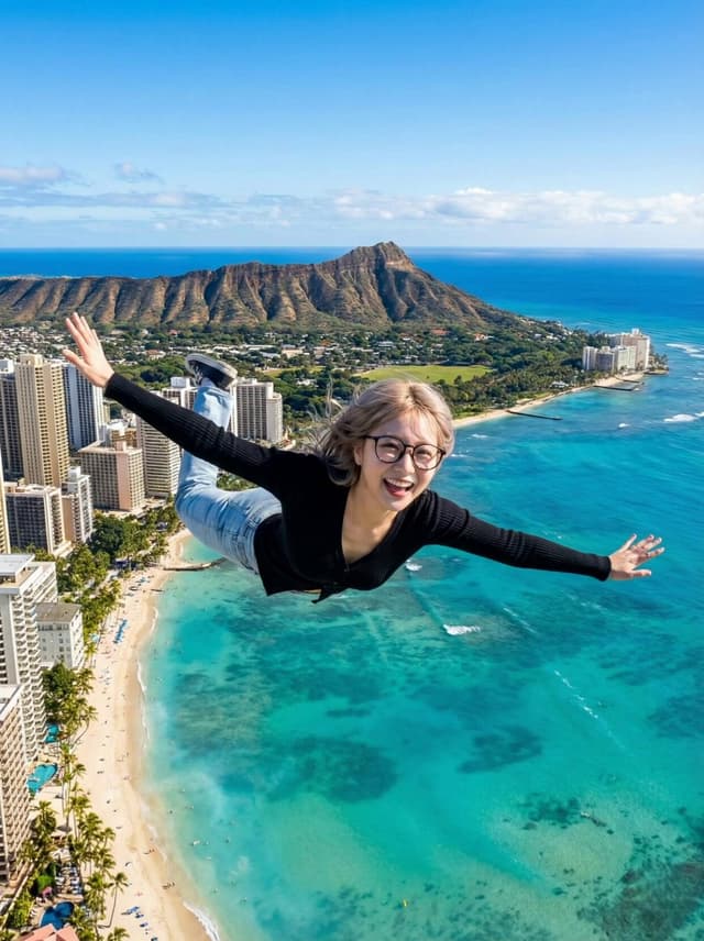 AI Video Generation Prompt for Flying Superhero — output