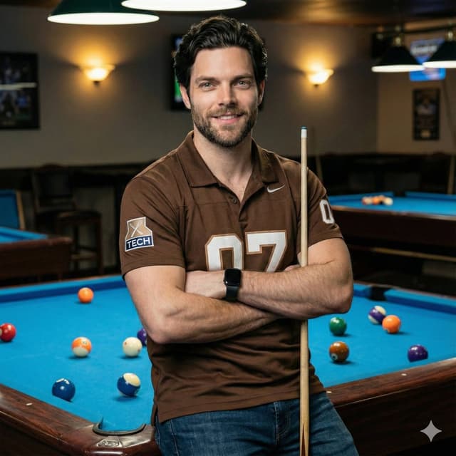 Ultra-Realistic Billiards Player Portrait — output