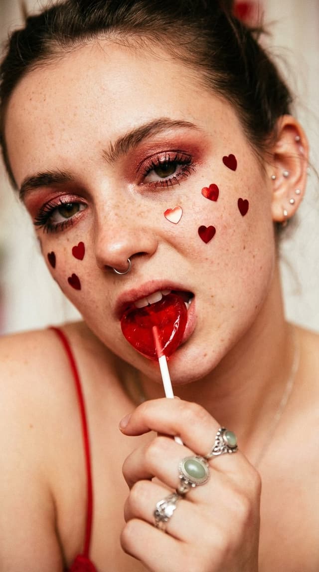Social Media Post - Coquette Soft Grunge Macro Portrait Prompt — output