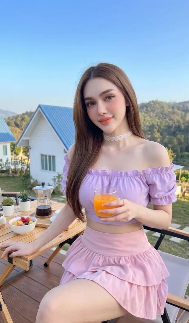 Product Marketing - Korean Girl Morning Balcony Portrait — output