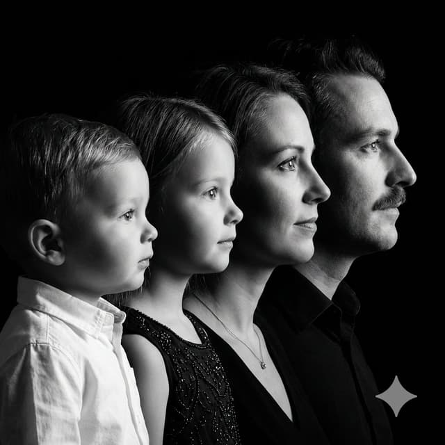 Profile / Avatar - High-Contrast Black and White Family Studio Portrait — output