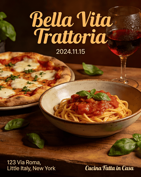 Italian Restaurant Grand Opening Flyer — output