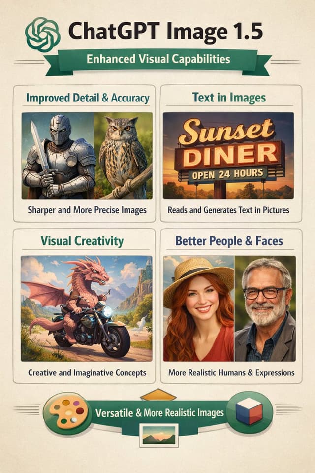 Infographic on ChatGPT Image 1.5 — output