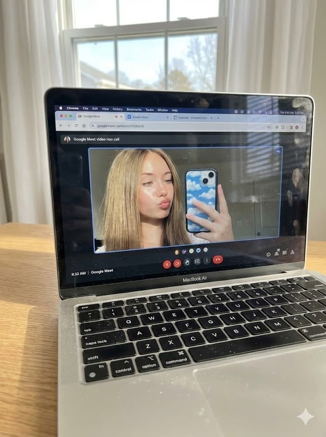 Raw Photo of MacBook Screen During Google Meet Selfie — output