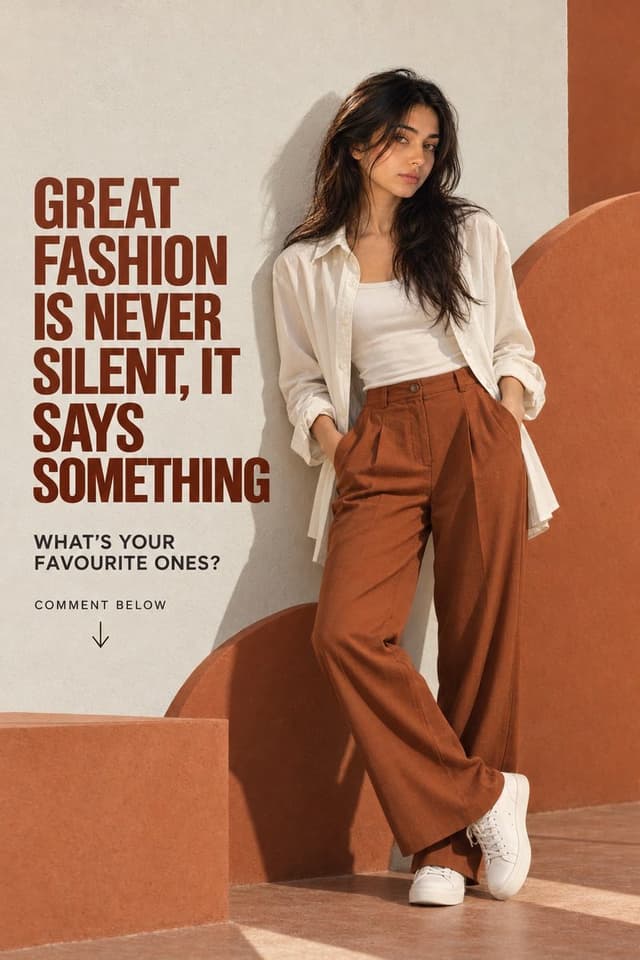 Product Marketing - Luxury Fashion Campaign Poster — output