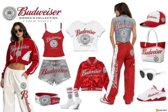 Product Marketing - Budweiser Streetwear Fashion Concept Board — output