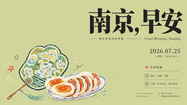 Infographic / Edu Visual - Literary Nanjing Morning Magazine Cover — output