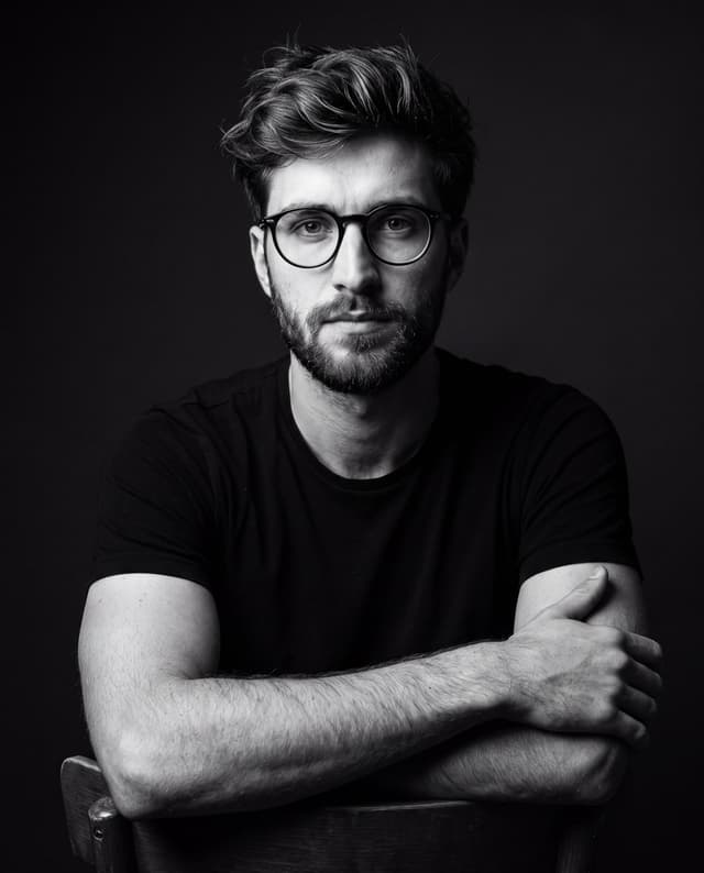Profile / Avatar - Cinematic Male Studio Portrait — output