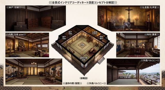 Infographic / Edu Visual - Azuchi-Momoyama Castle Floor Plan — output