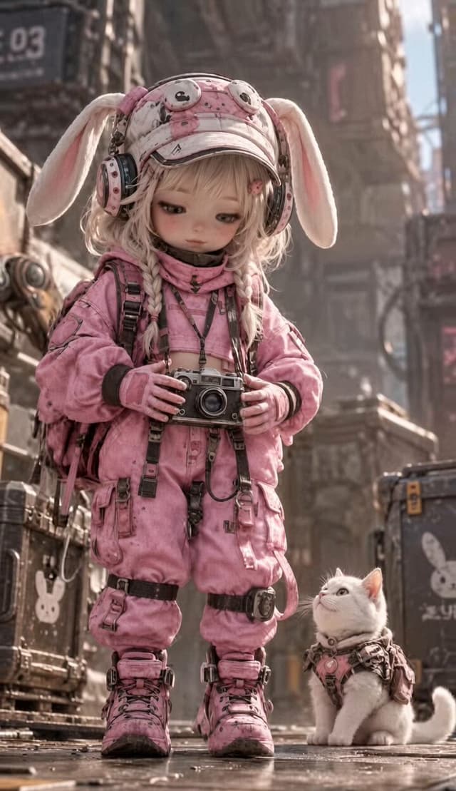Cyberpunk Transformation Video Prompt
