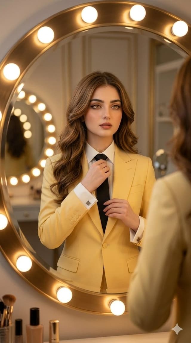 Product Marketing - Vanity Mirror Fashion Portrait — output
