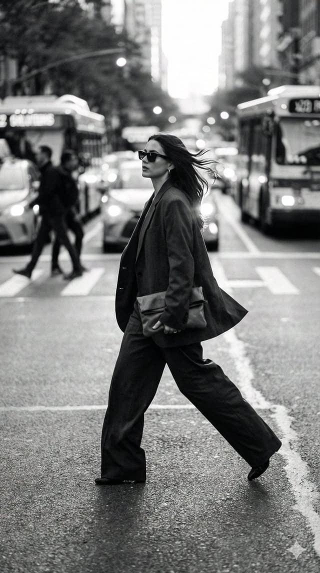 Social Media Post - Dynamic Black and White Street Fashion Prompt — output