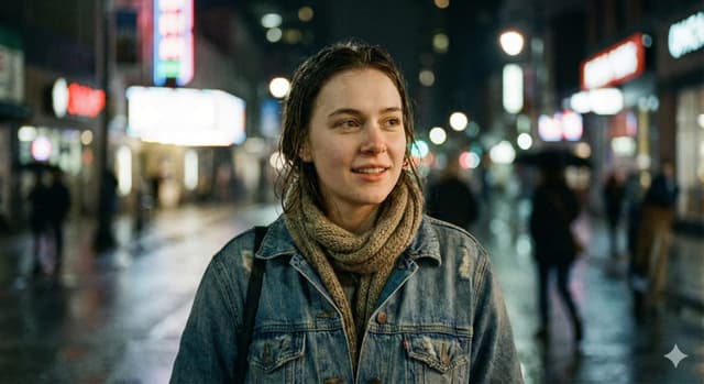 Ultra-Realistic Cinematic Street Portrait — output