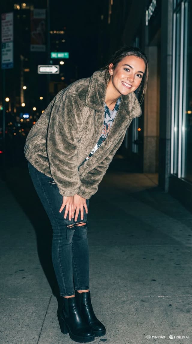 Profile / Avatar - Off-Center Flash Street Snap Portrait Generator — output
