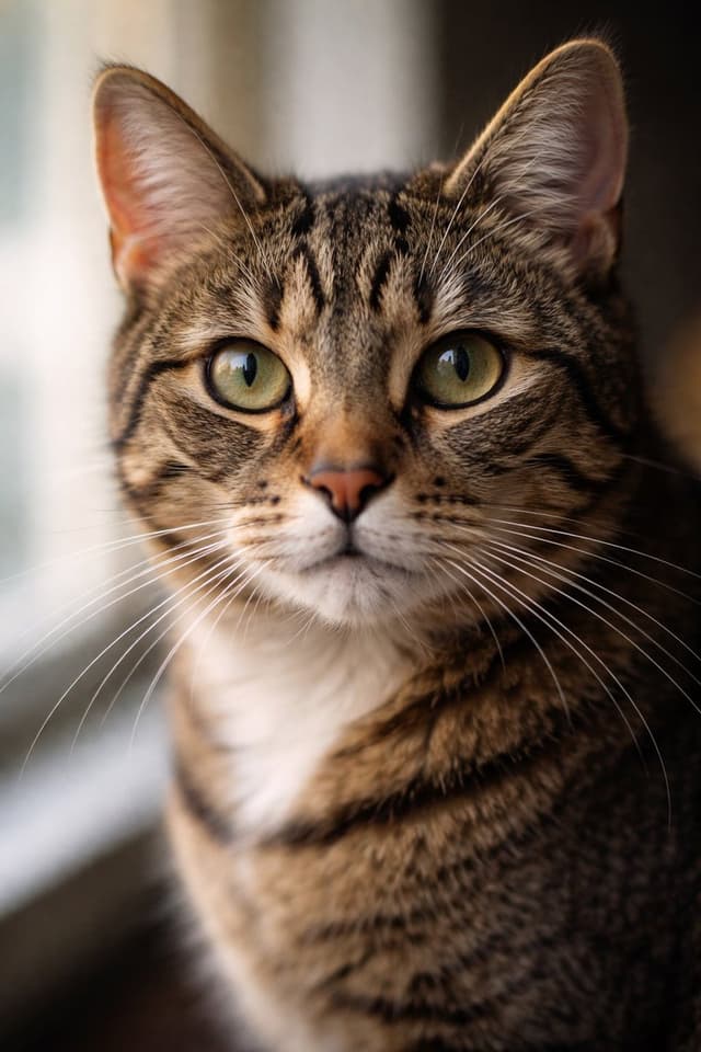 Hyper-Realistic Cat Photograph — output