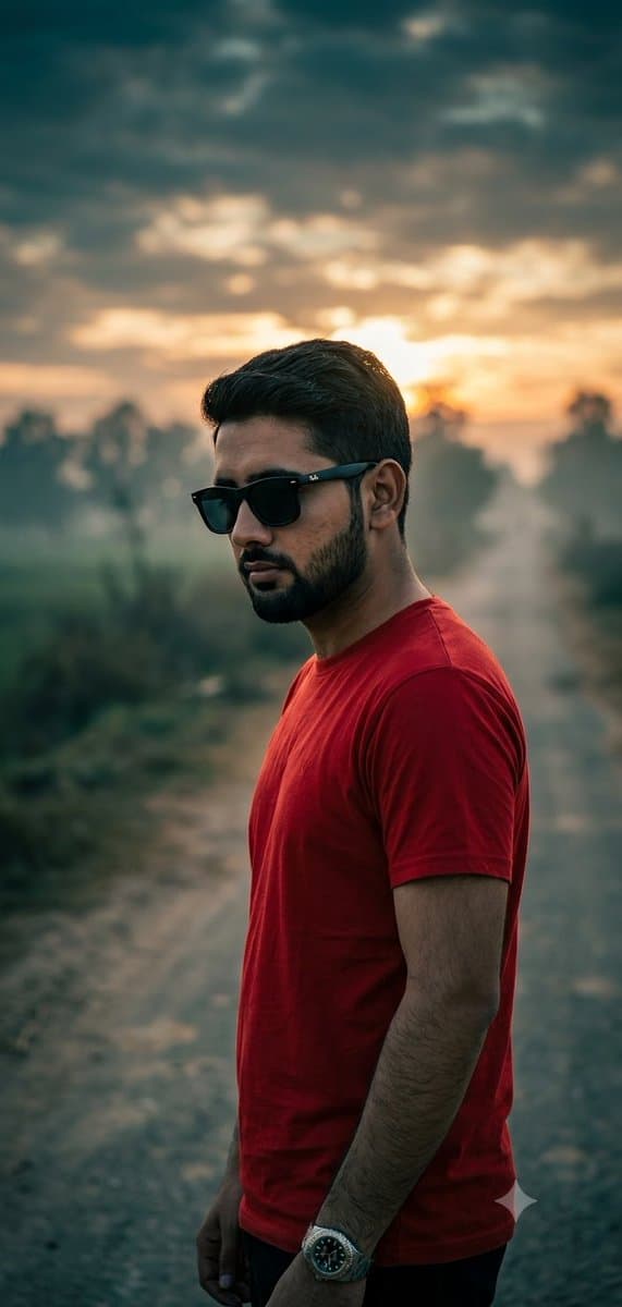 Profile / Avatar - Cinematic Foggy Countryside Portrait — output